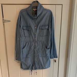 En Crème denim Large spring jacket